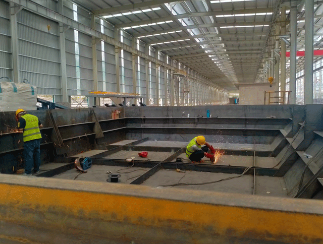 河北安諾吹鍍型材生產(chǎn)線施工進(jìn)行中—山西晉南鋼鐵集團(tuán)有限公司。